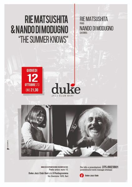 Rie Matsushita & Nando Di Modugno - “The Summer Knows"