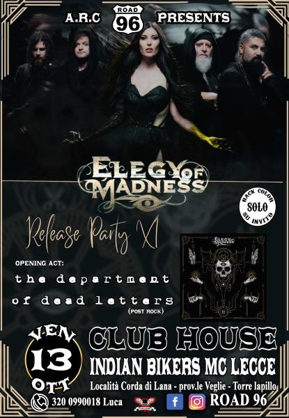 Live al Road96 degli Elegy of Madness e the Department of Dead Letters