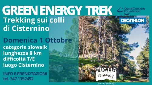 GREEN ENERGY TREK Trekking sui Colli di Cisternino