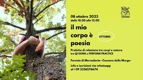 Il mio corpo è poesia - ottobre
