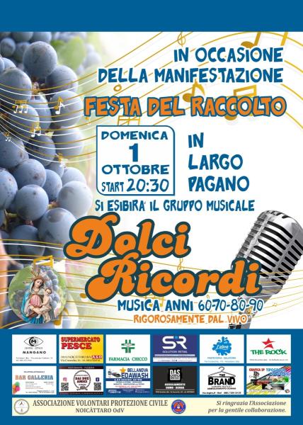 I DOLCI RICORDI IN CONCERTO ANNI 60-90