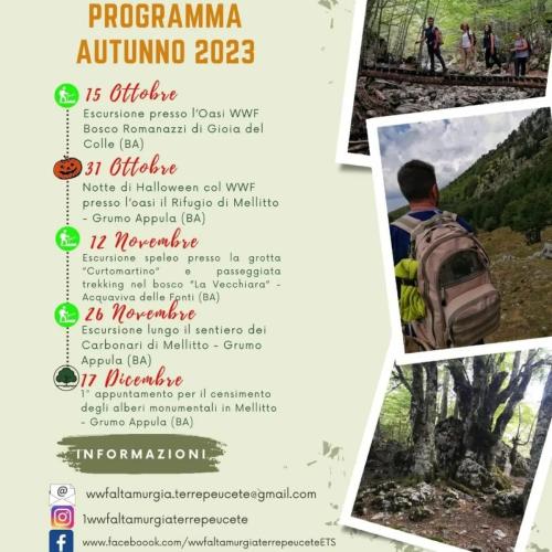 1° Appuntamento -Oasi wwf bosco Romanazzi
