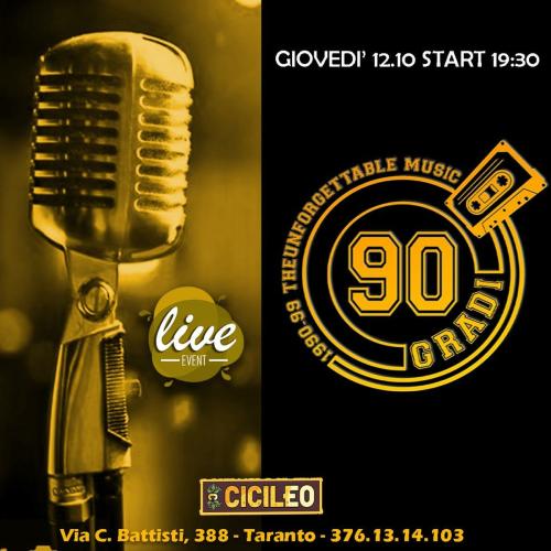 90Gradi live at CICILEOBirreria