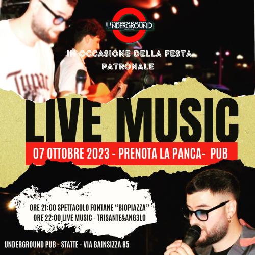 Live Music - -Trisånte & Ang3lo - Festa Patronale