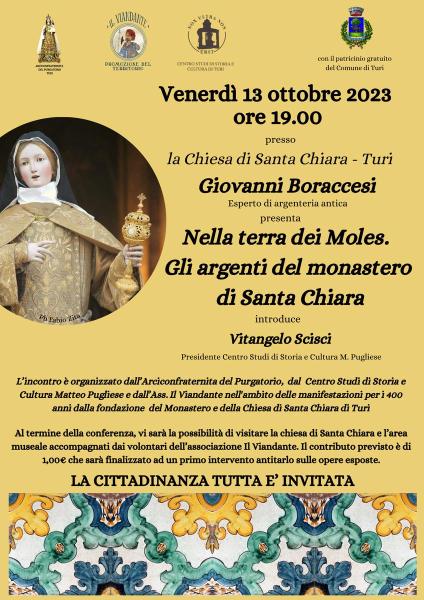 Nella terra dei Moles. Gli argenti del Monastero di Santa Chiara