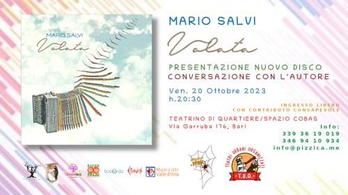 "Volata", il nuovo disco di Mario Salvi