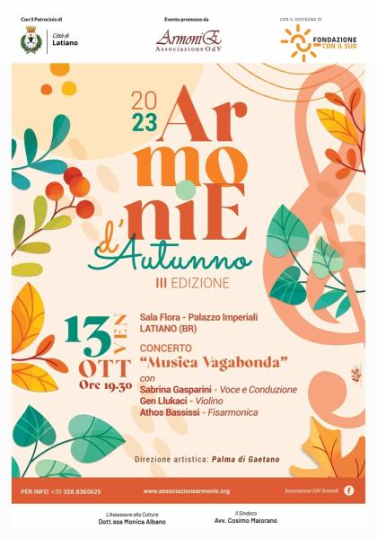 ArmoniE d'Autunno - Musica Vagabonda