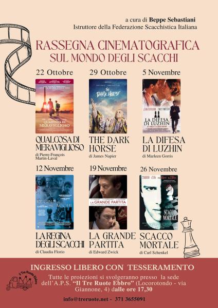 Rassegna cinematografica sul mondo degli scacchi