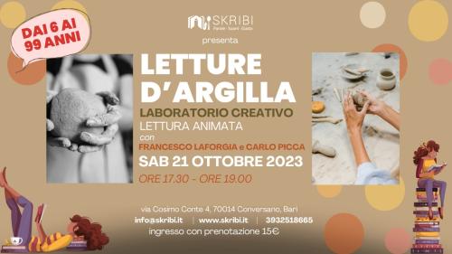 Lettura d'argilla_Lettura animata e laboratorio manipolativo in terracotta