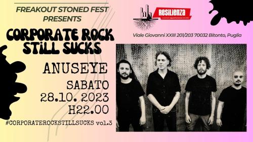 ANUSEYE live at Resilienza! Corporate Rock Still Sucks Vol.3