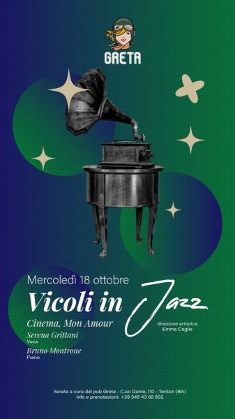 GRETA-VICOLI IN JAZZ: Serena Grittani & Bruno Montrone