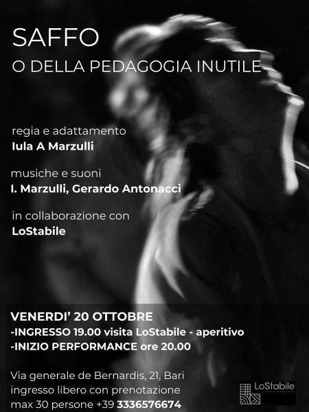 Saffo o dell'inutilità della pedagogia