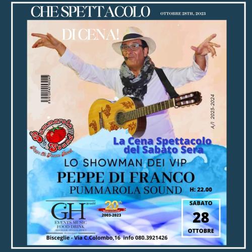Peppe di Franco Pummarola Sound - cena spettacolo a Bisceglie