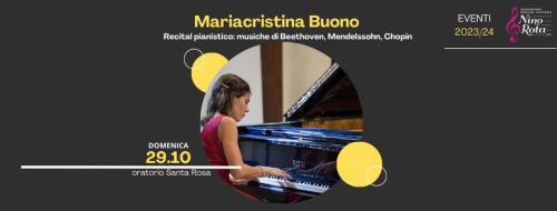 Mariacristina Buono _ Recital pianistico
