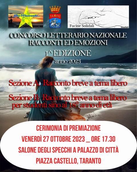 Premiazione del concorso nazionale letterario ' Racconti ed emozioni'