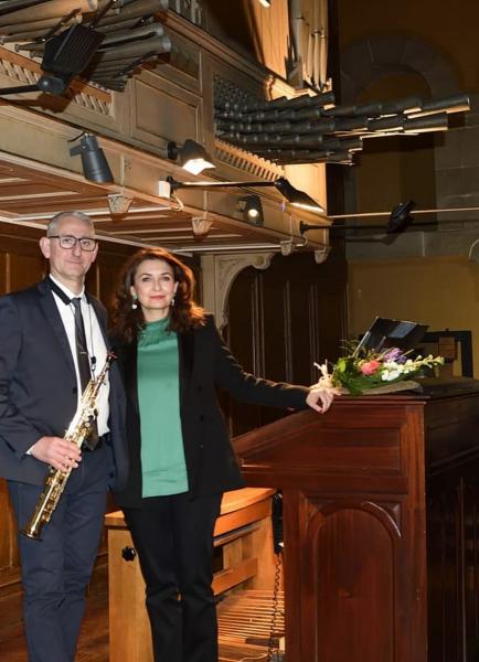 Concerto del duo Margherita Sciddurlo e Paolo Debenedetto, organo e sax