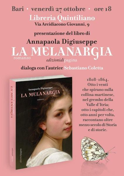LA MELANARGIA di Annapaola Digiuseppe