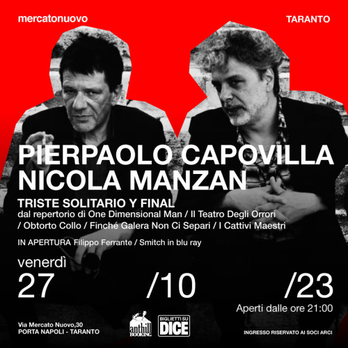 Pierpaolo Capovilla e Nicola Manzan in Concerto