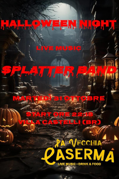 Halloween night con la SPLATTER BAND
