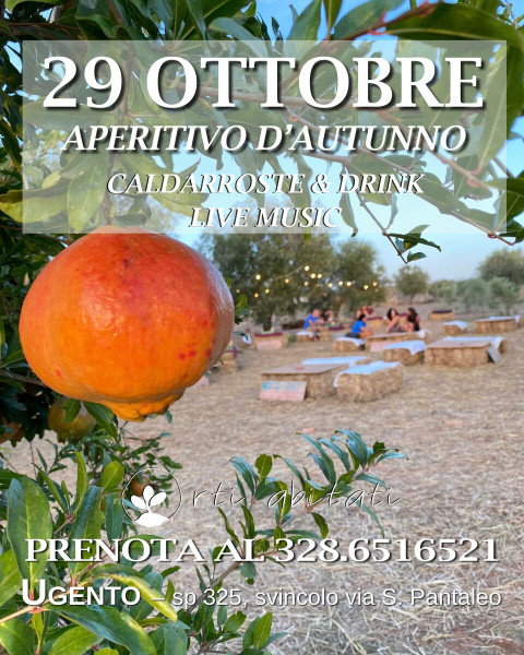 Aperitivo autunnale tra i filari