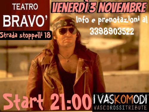 I Vaskomodi (Tributo a Vasco)@Teatro bravó Bari