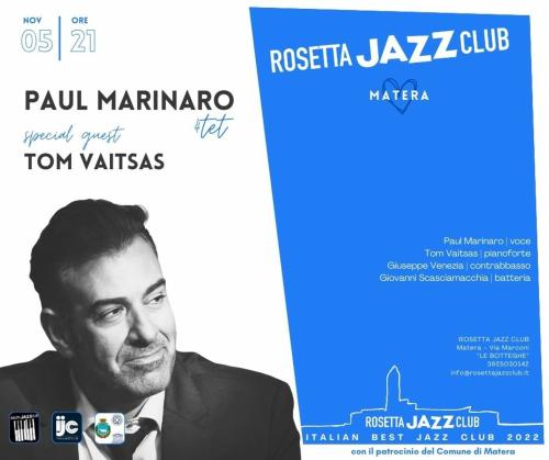 Paul Marinaro 4tet special guest Tom Vaitsas
