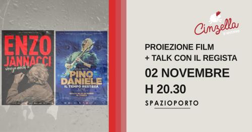 Cinzella d'inverno presenta "JANNACCI- VENGO ANCH'IO" + PINO DANIELE. IL TEMPO RESTERA'" proiezione film + talk