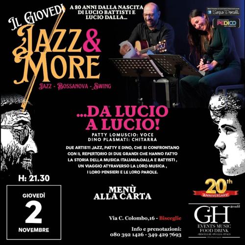 ...da Lucio a Lucio...musica , pensieri e parole a Bisceglie