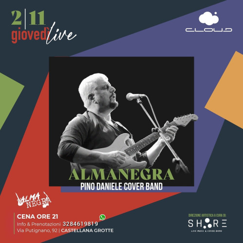 Almanegra - Pino Daniele tribute band live at Cloud