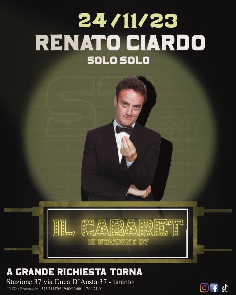 Renato Ciardo in SOLO SOLO