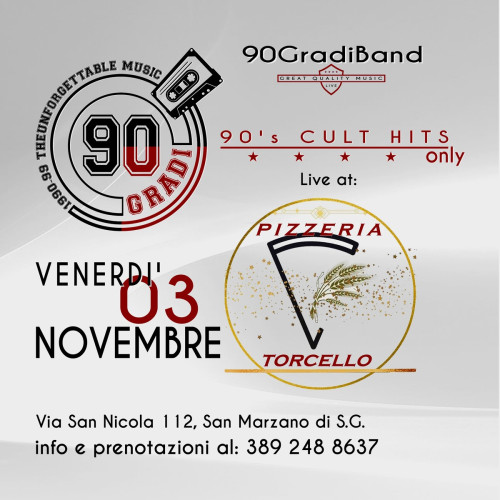 90Gradi live at pizzeria Torcello