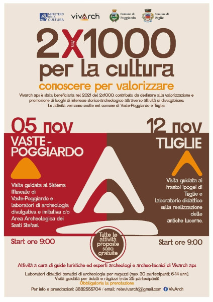 Visita Guidata e laboratorio per ragazzi al Sistema Museale di Vaste e Poggiardo