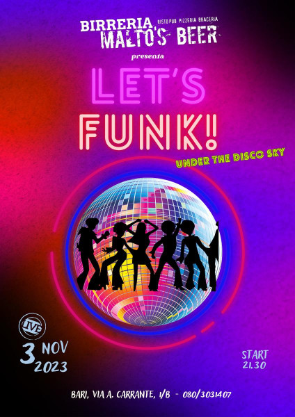 Let's funk! under the disco sky - Live