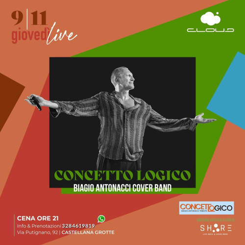 Concetto Logico - Biagio Antonacci tribute band live at Cloud