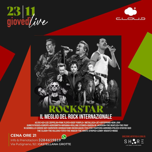 Rockstar - Il meglio del rock internazionale at Cloud
