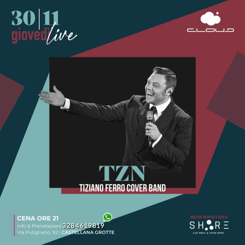 Tzn - Tiziano Ferro tribute band live at Cloud