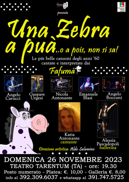 Una Zebra a puà...o a pois, non si sa!