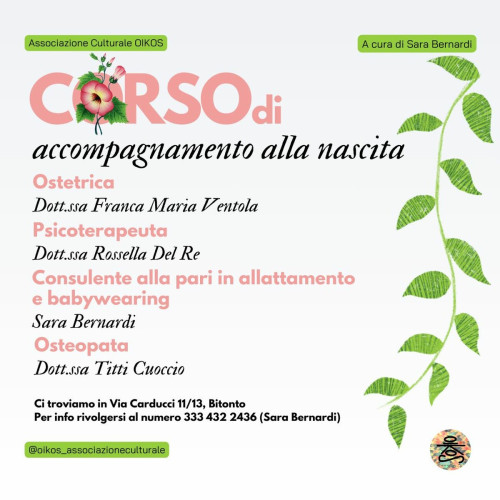 Corso di Accompagnamento alla Nascita