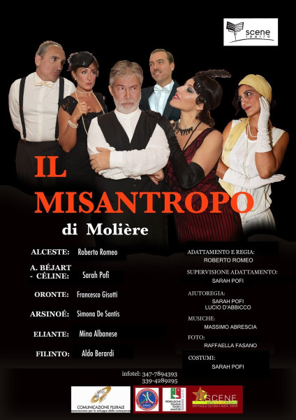 IL MISANTROPO dì Moliere (al Teatro Bravó di Bari)
