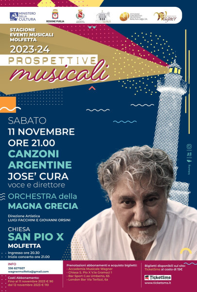 CANZONI ARGENTINE - José Cura & l'Orchestra della Magna Grecia
