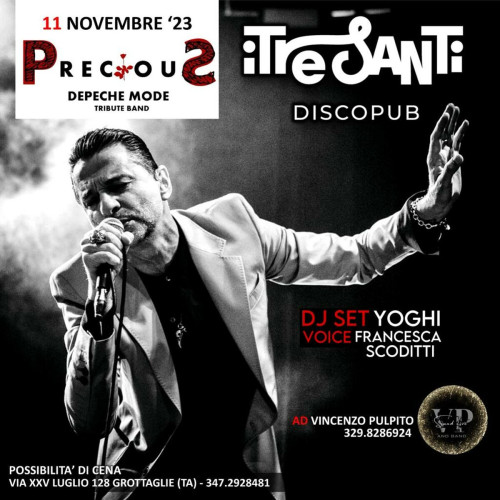 PRECIOUS Tribute band Depeche Mode + DJ SET