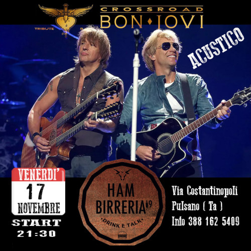 Crossroad Bon Jovi Tribute Acoustic Live