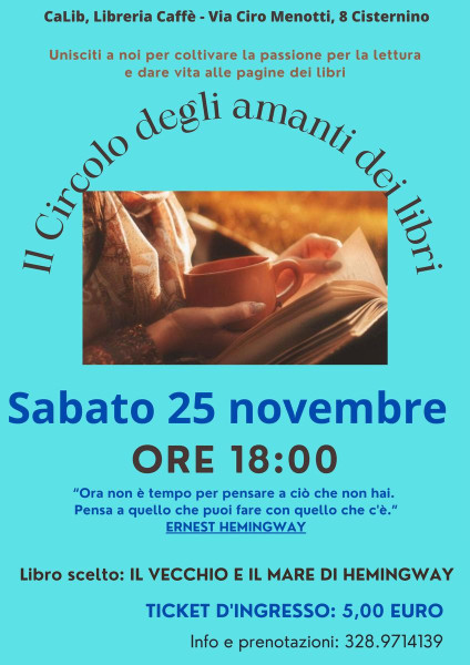 Circolo dei lettori - CaLib Libreria - Cisternino