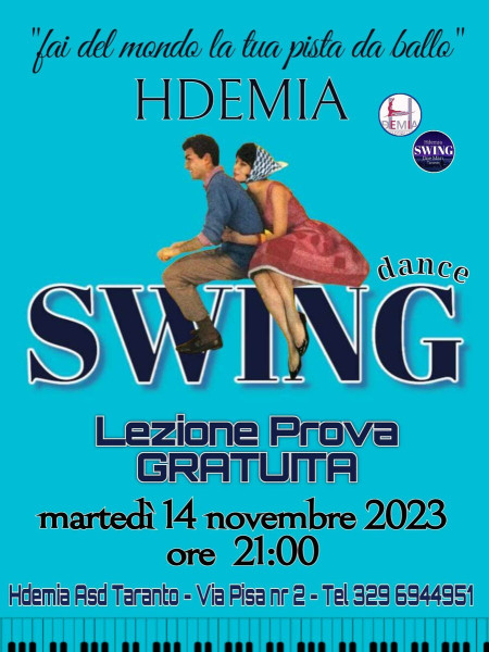 Taranto – BALLO SWING Lezione Prova GRATUITA