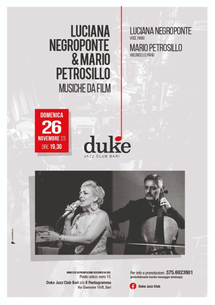 Luciana Negroponte & Mario Petrosillo - “Musiche da film”