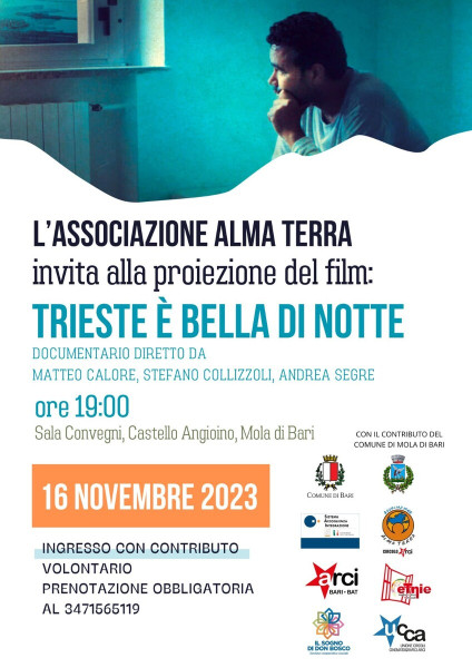 Documentario  ‘Trieste è bella di notte’ di  Matteo Calore, Stefano Collizzolli e Andrea Segre, anno 2023