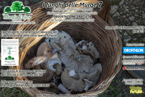 I funghi delle Murge 7 con Murgia Enjoy