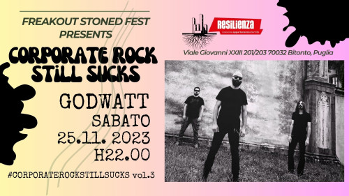 GODWATT live at Resilienza! Corporate Rock Still Sucks vol.III