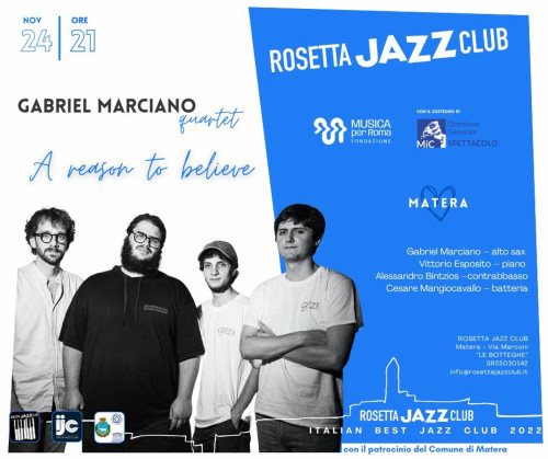 Gabriel Marciano 4tet "A reason to believe"