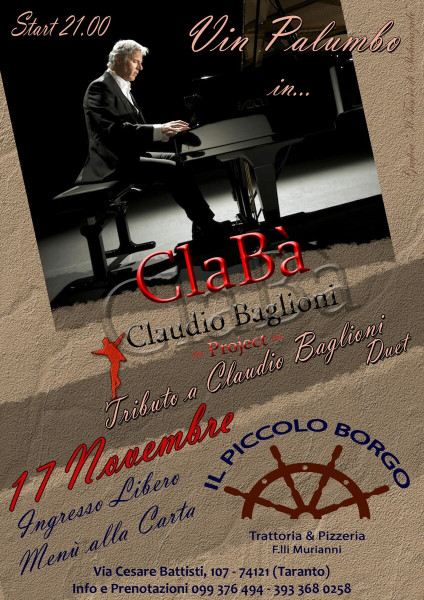 ClaBà Project Tributo a Claudio Baglioni